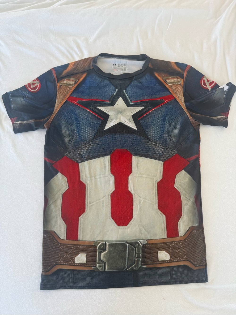 Under Armour Alter Ego Captain America Age of Ultron Compression Shirt - 2XL